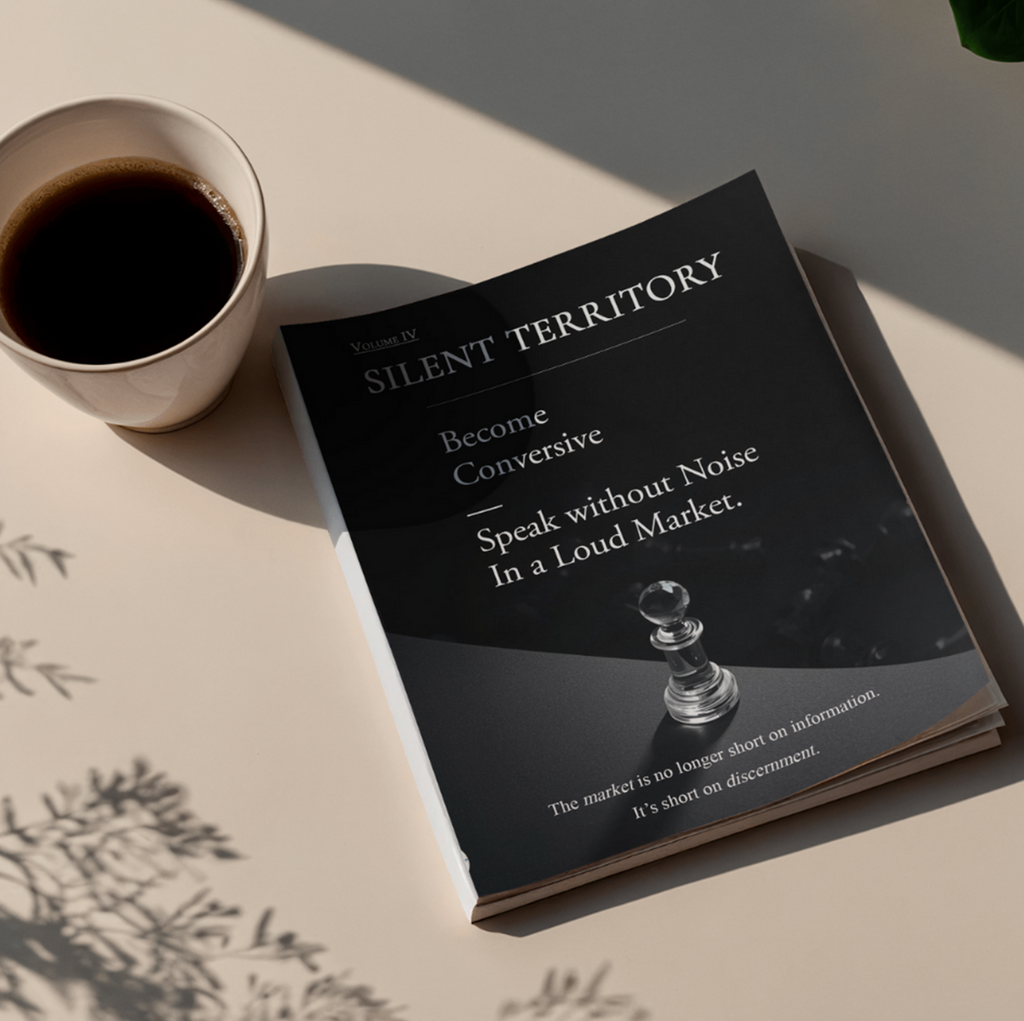 Volume IV — Silent Territory: Become Conversive. Speak without Noise in a Loud Market